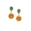 Orecchini argento dorato agrodolce J-E126