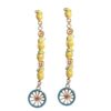 Orecchini argento dorato agrodolce J-E109