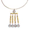 Collana argento dorato agrodolce J-C26
