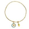 Bracciale argento dorato agrodolce J-B39R