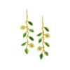 Orecchini argento dorato limoneto J-E134