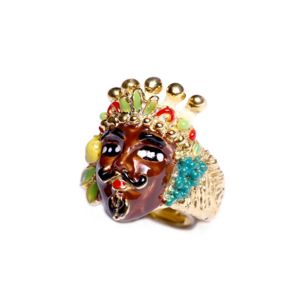 Anello icone amori siciliani J-A55