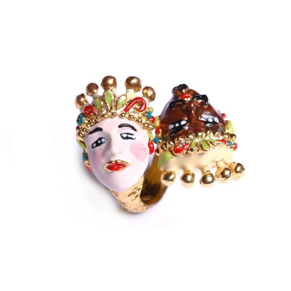 Anello icone amori siciliani J-A58