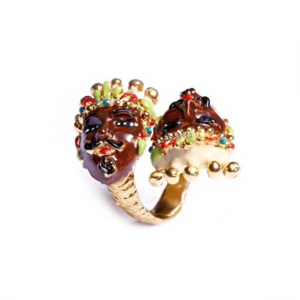 Anello icone amori siciliani J-A65