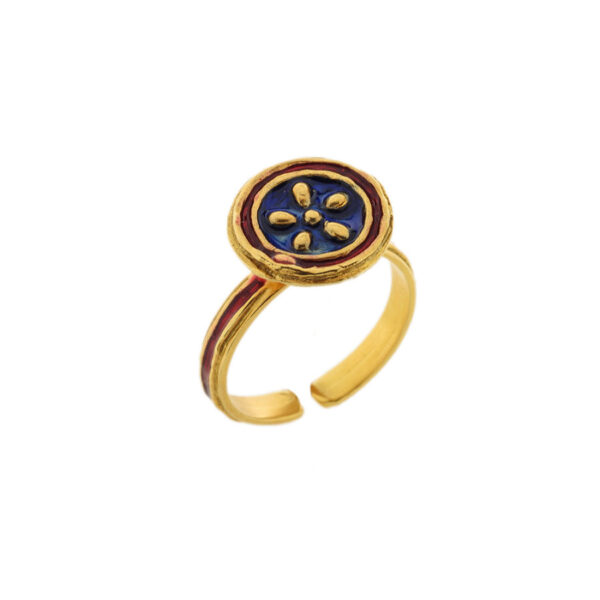 Anello Maduni Pinti J-A100 blu