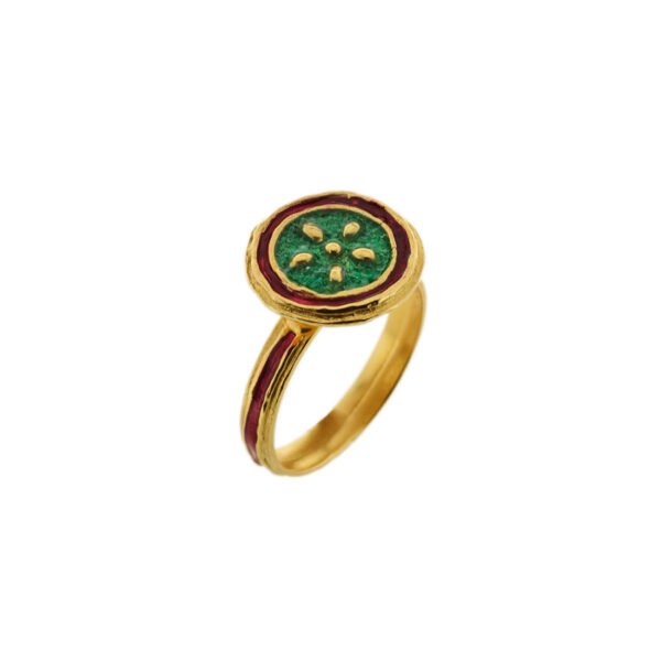 Anello Maduni Pinti J-A100 verde